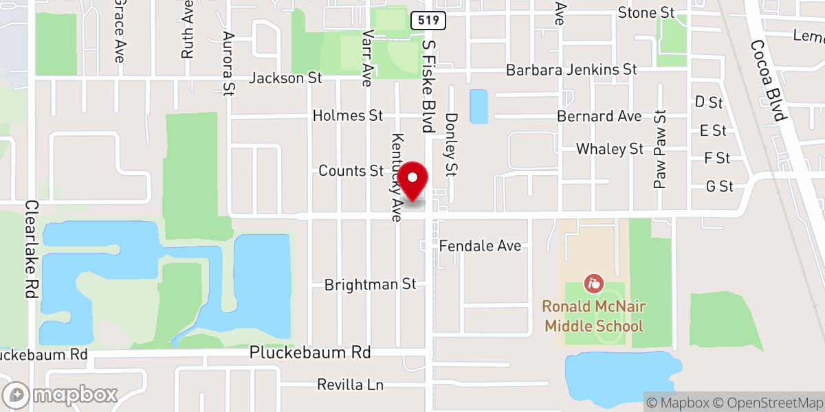 Map showing location of Zion Orthodox Primitive Baptist