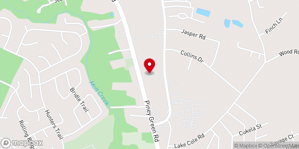 Map showing location of New Testament Christian Church