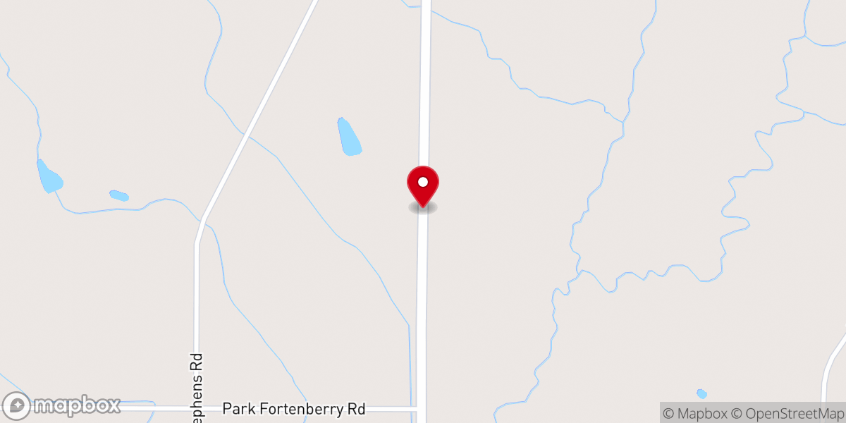 Map showing location of Zion Church of God