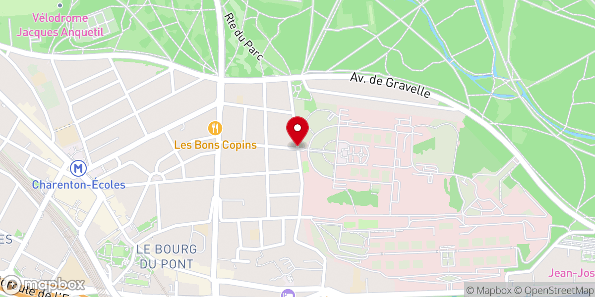 Map showing location of Paroisse Saint-André