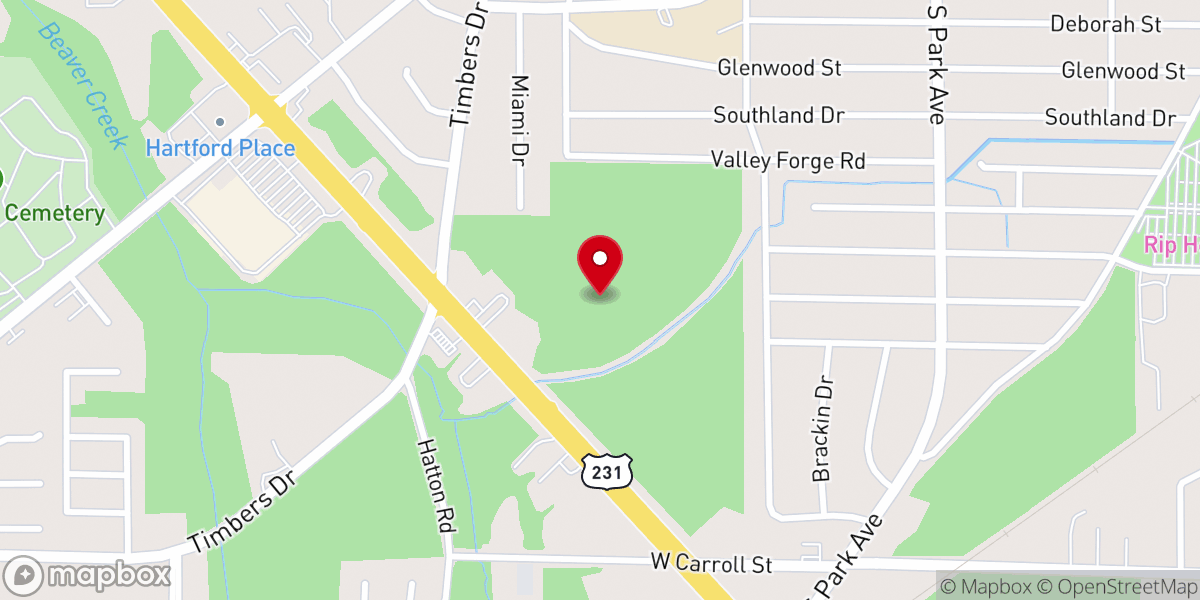 Map showing location of Dothan City School District