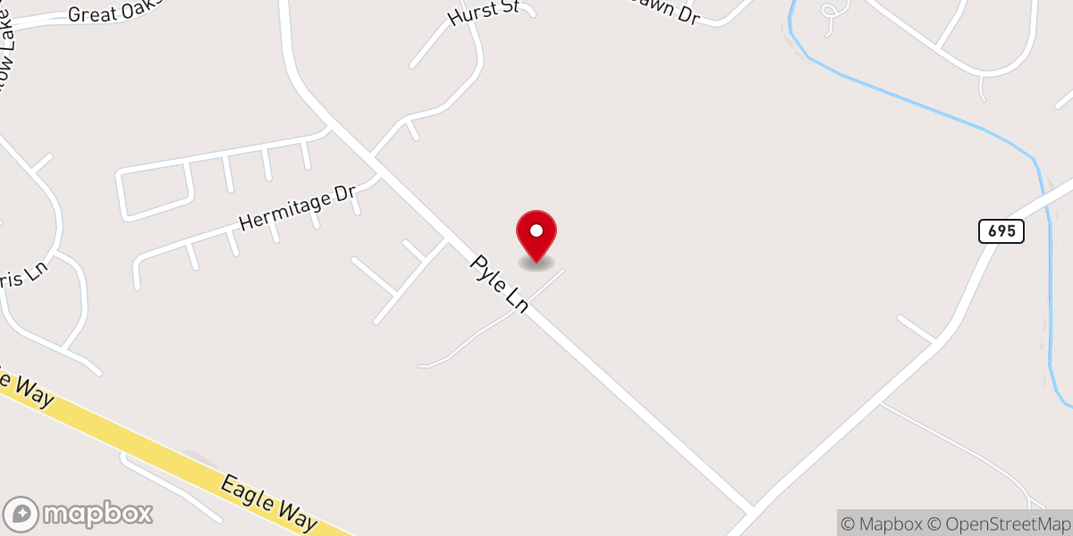 Map showing location of Living Hope Baptist Church - Calvary Campus