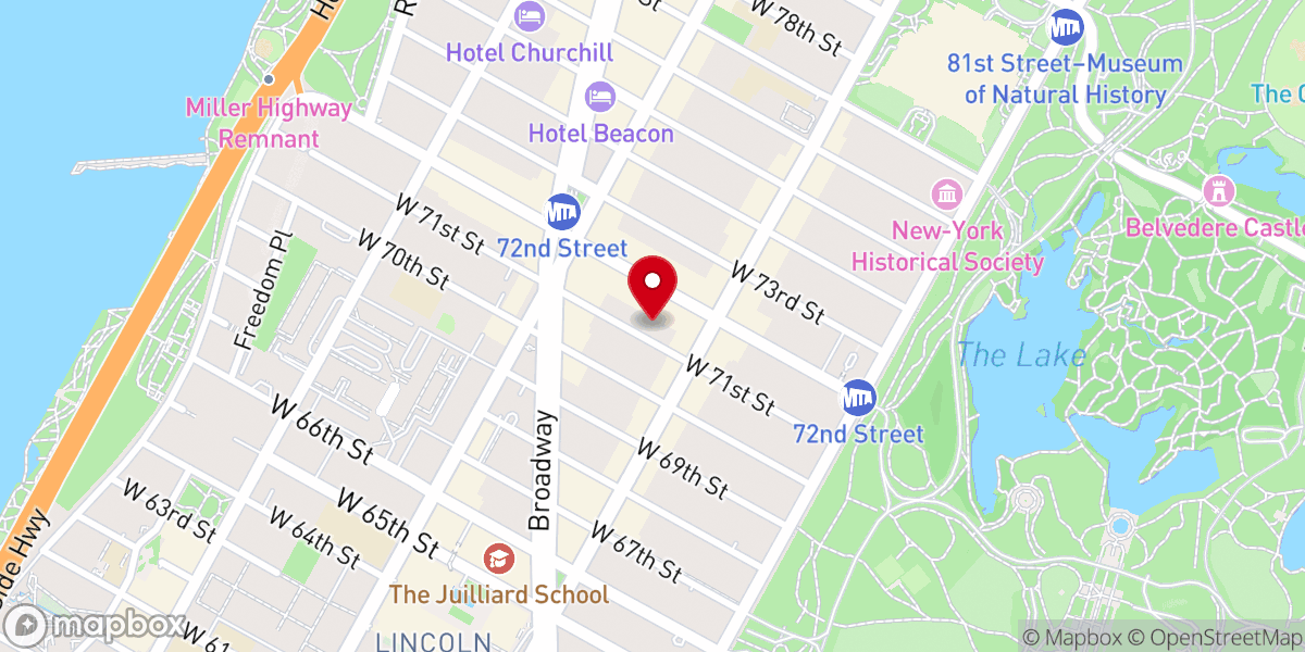 Map showing location of Grace & St Paul's Church