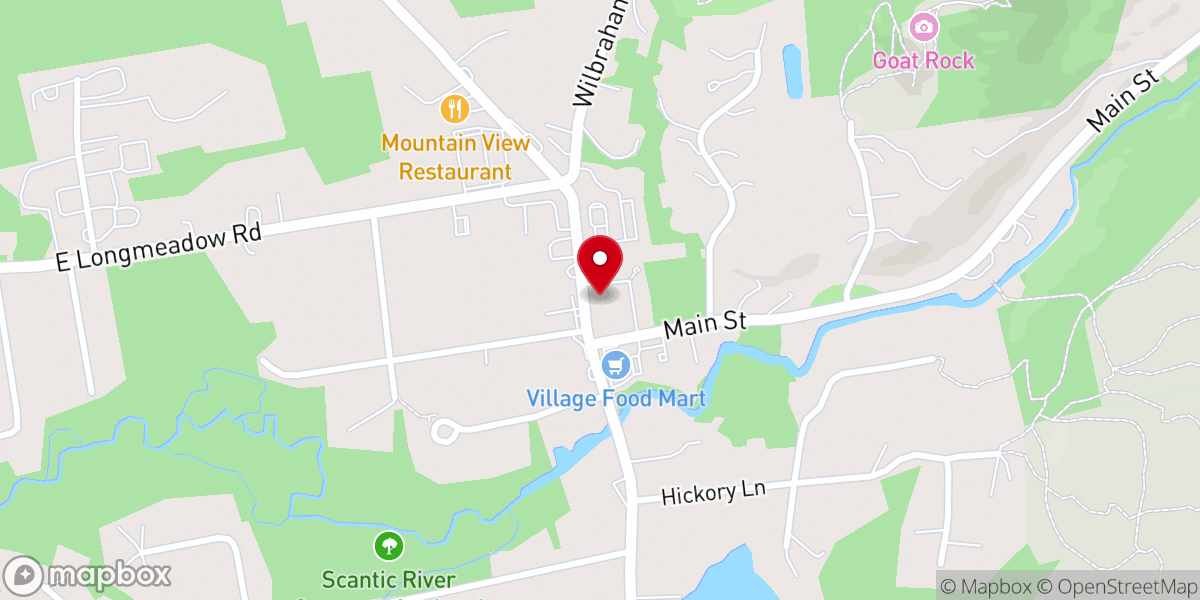 Map showing location of Saint Mary's Catholic Church