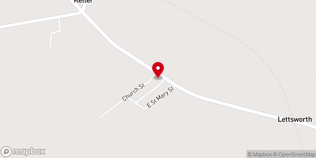 Map showing location of St Mary Missionary Baptist Church