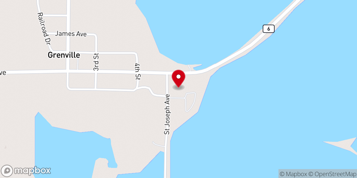 Map showing location of St Joseph Parish