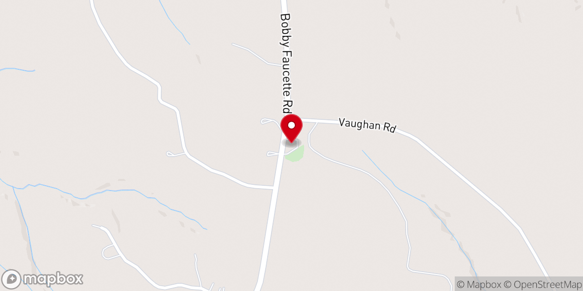 Map showing location of Mark Hill Baptist Church