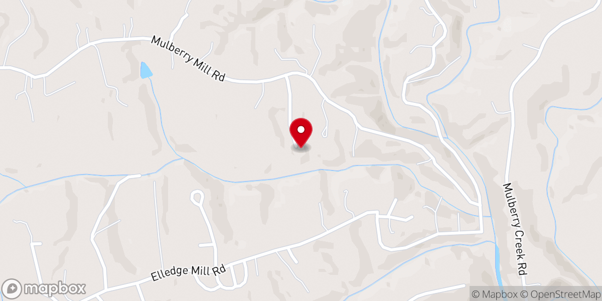 Map showing location of Old Fashion Baptist Church