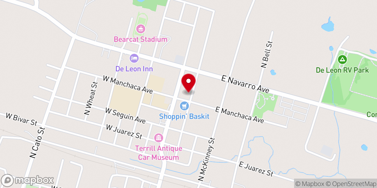 Map showing location of United Pentecostal Church