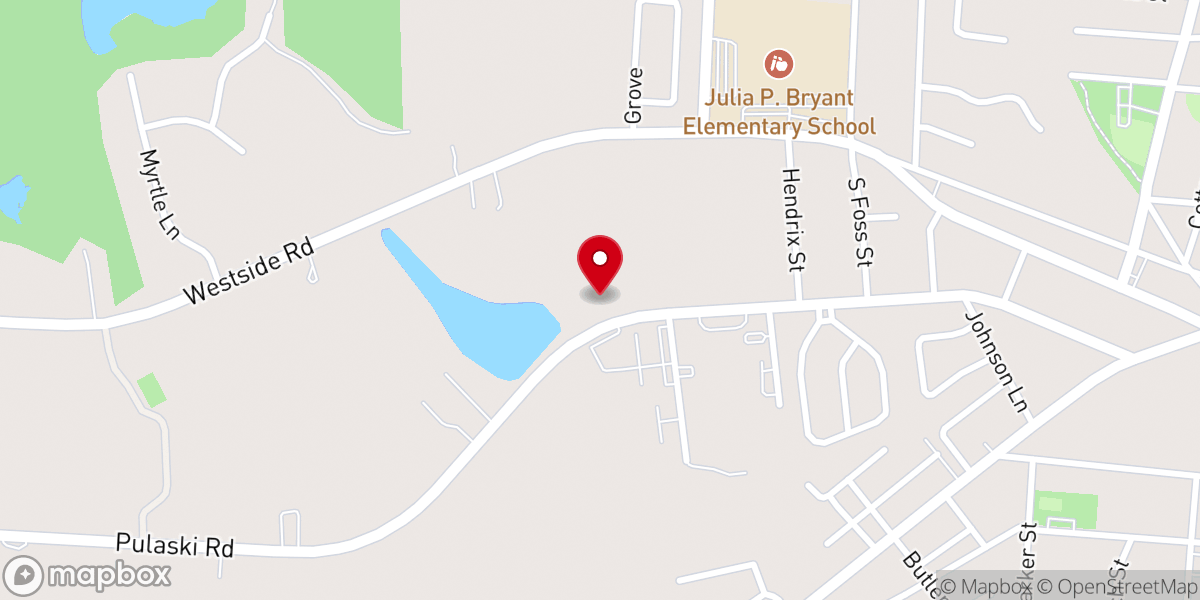 Map showing location of Williams Grove Church of God