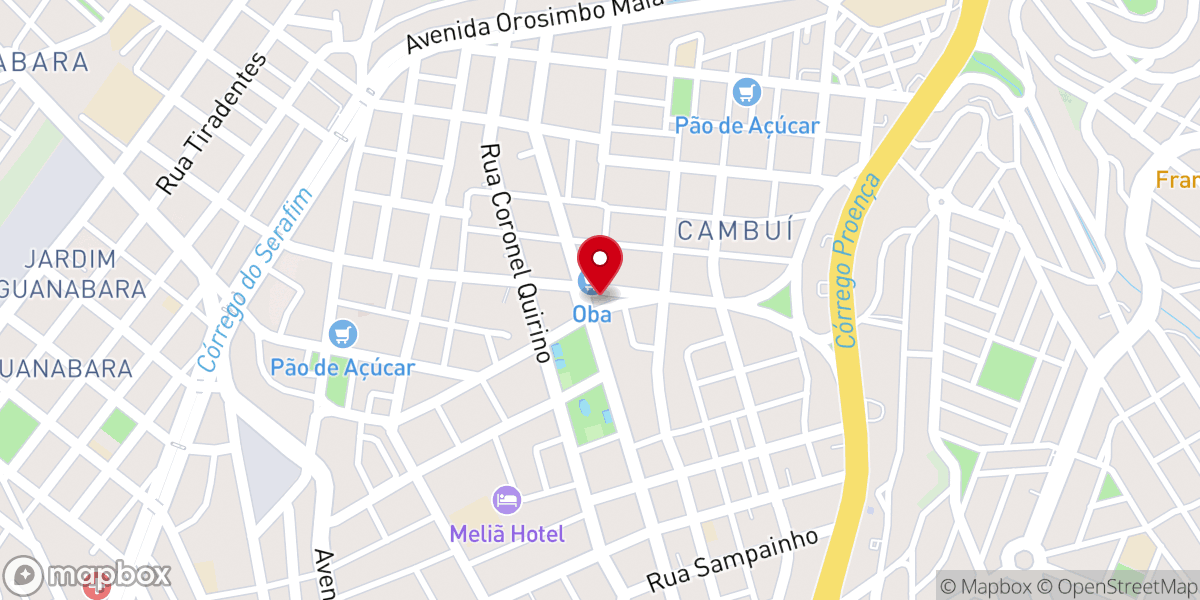 Map showing location of Paróquia Nossa Senhora das Dores