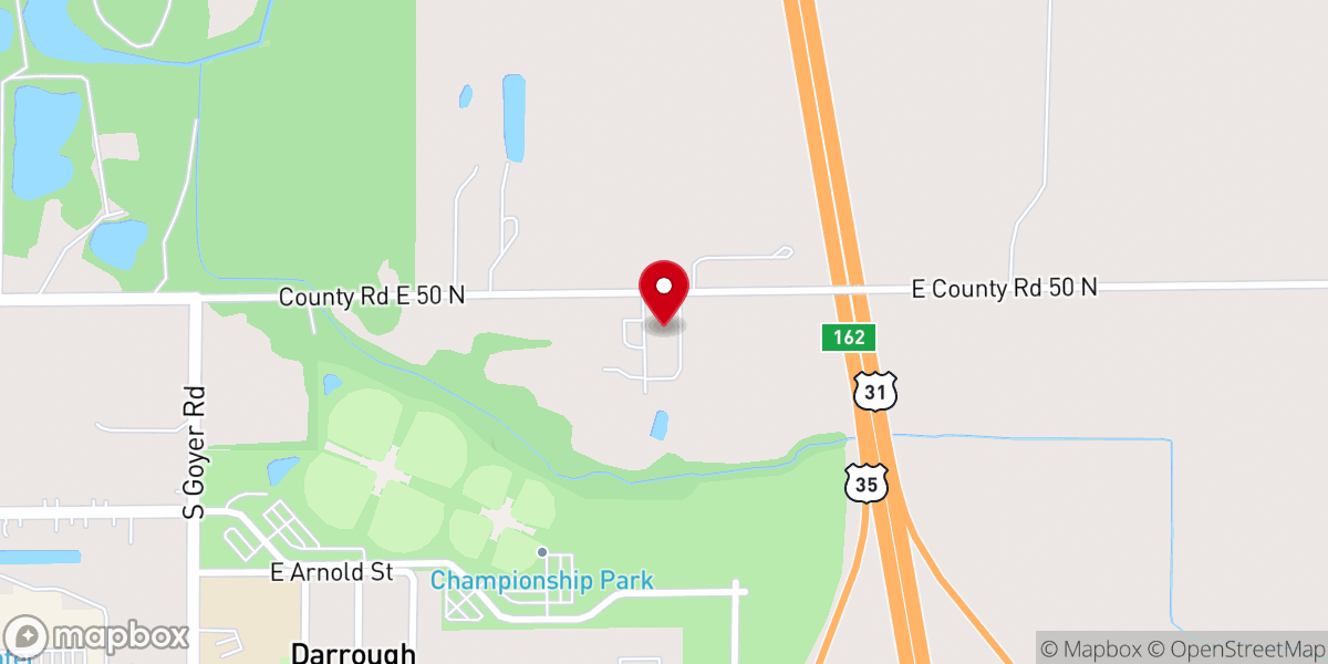 Map showing location of Christian Heritage Church