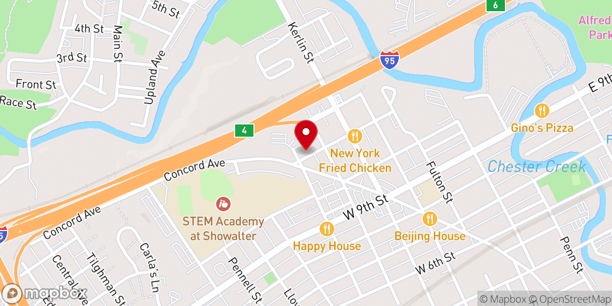 Map showing location of Cornerstone Christian Ministries in C
