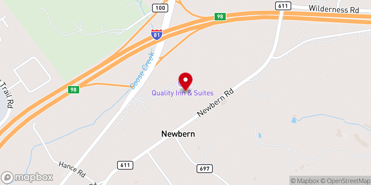 Map showing location of Cinco De Mayo