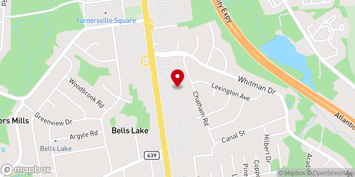 Map showing location of Calvary Chapel Gloucester County