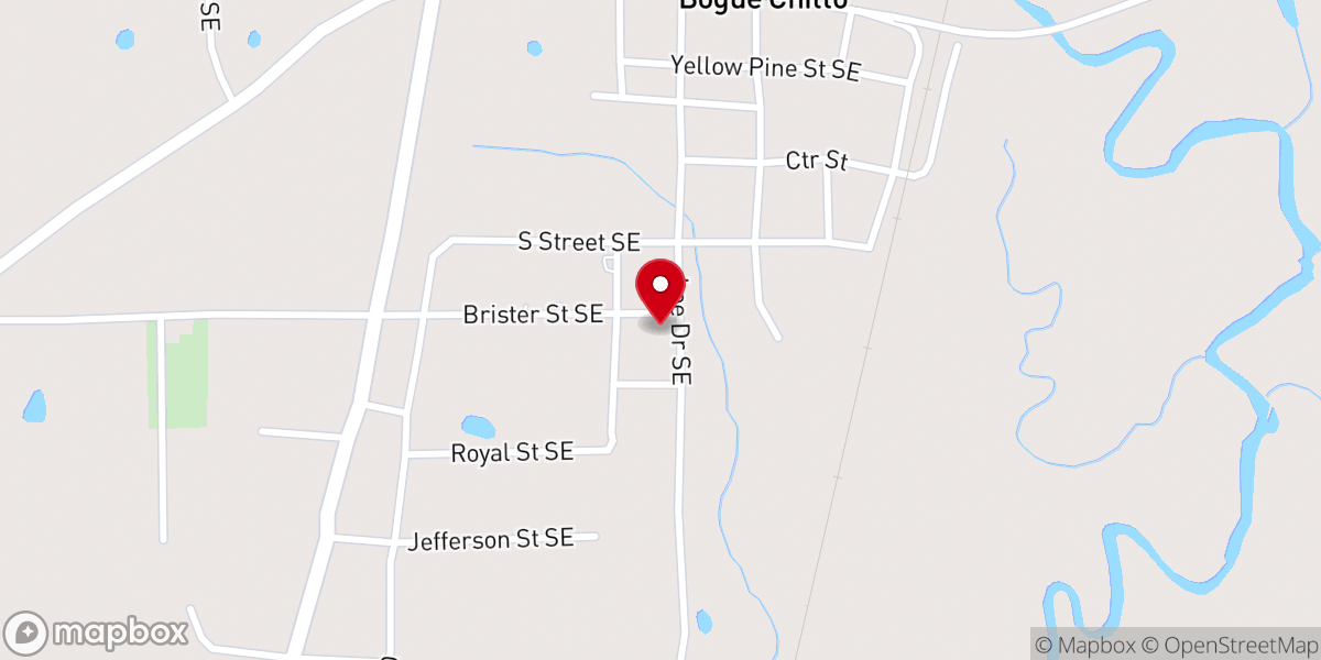 Map showing location of New Zion Union Church
