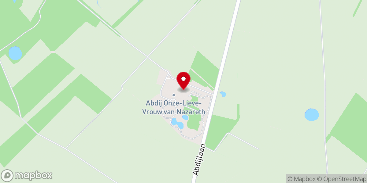 Map showing location of Abdij O. L. Vrouw van Nazareth