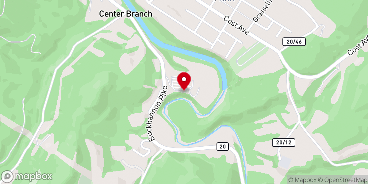 Map showing location of Lifepointe Church
