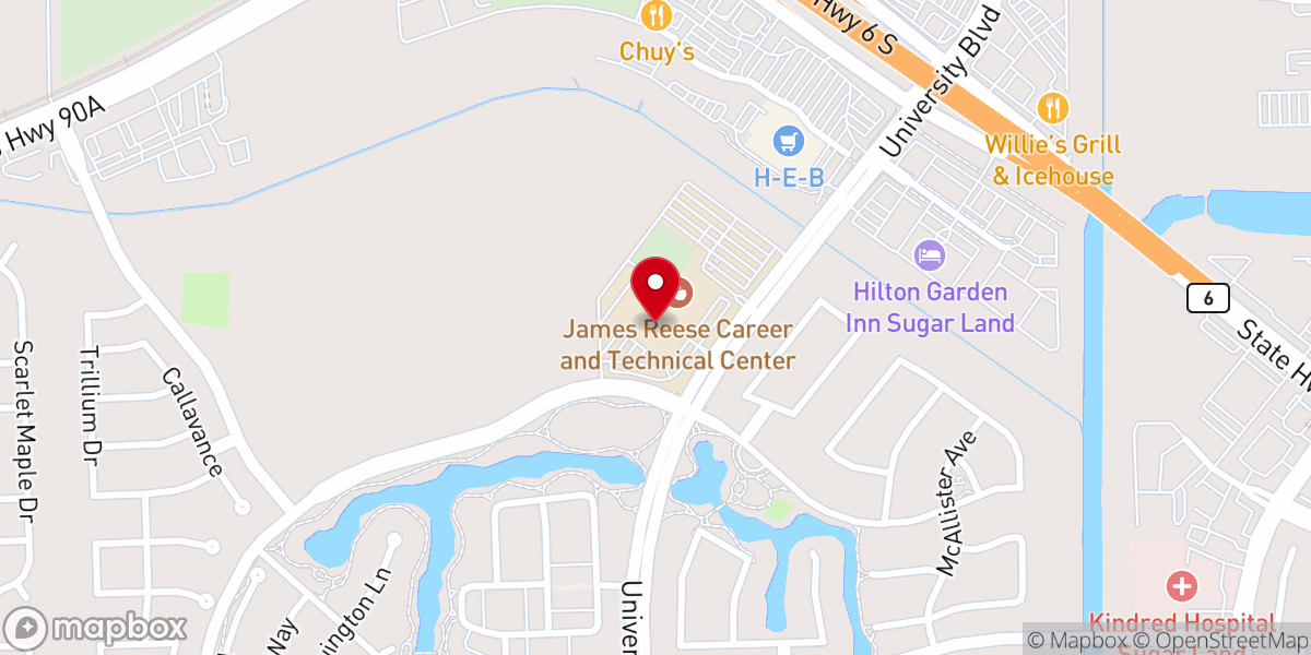 Map showing location of Momentum Church