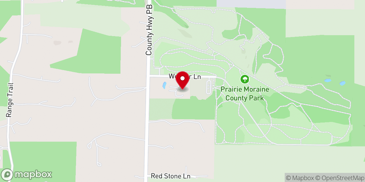 Map showing location of Resurrection Lutheran Church