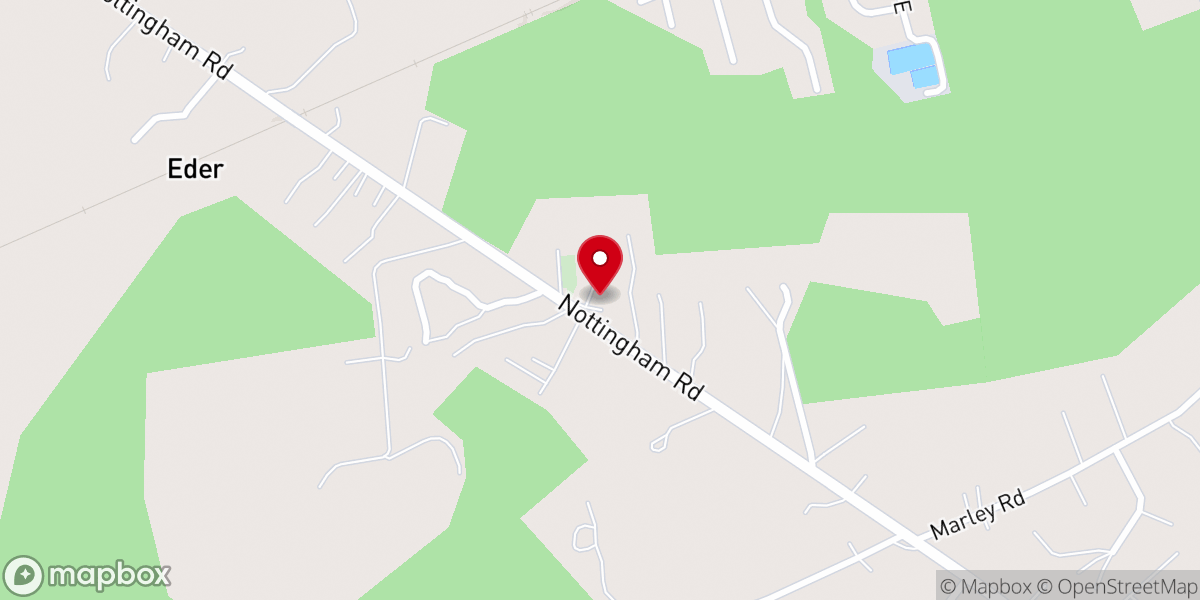 Map showing location of Elkton Church Nazarene