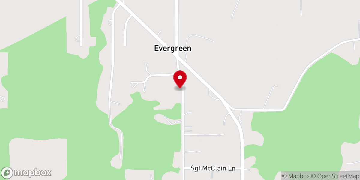 Map showing location of Vancleave RLDS
