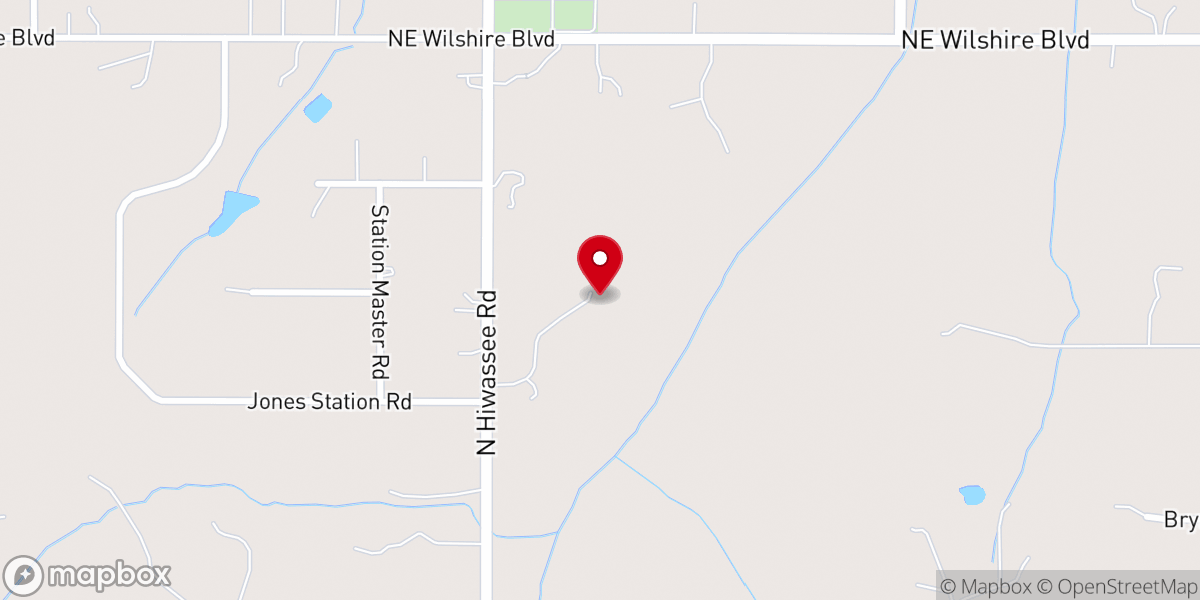 Map showing location of Ranch of the Saints