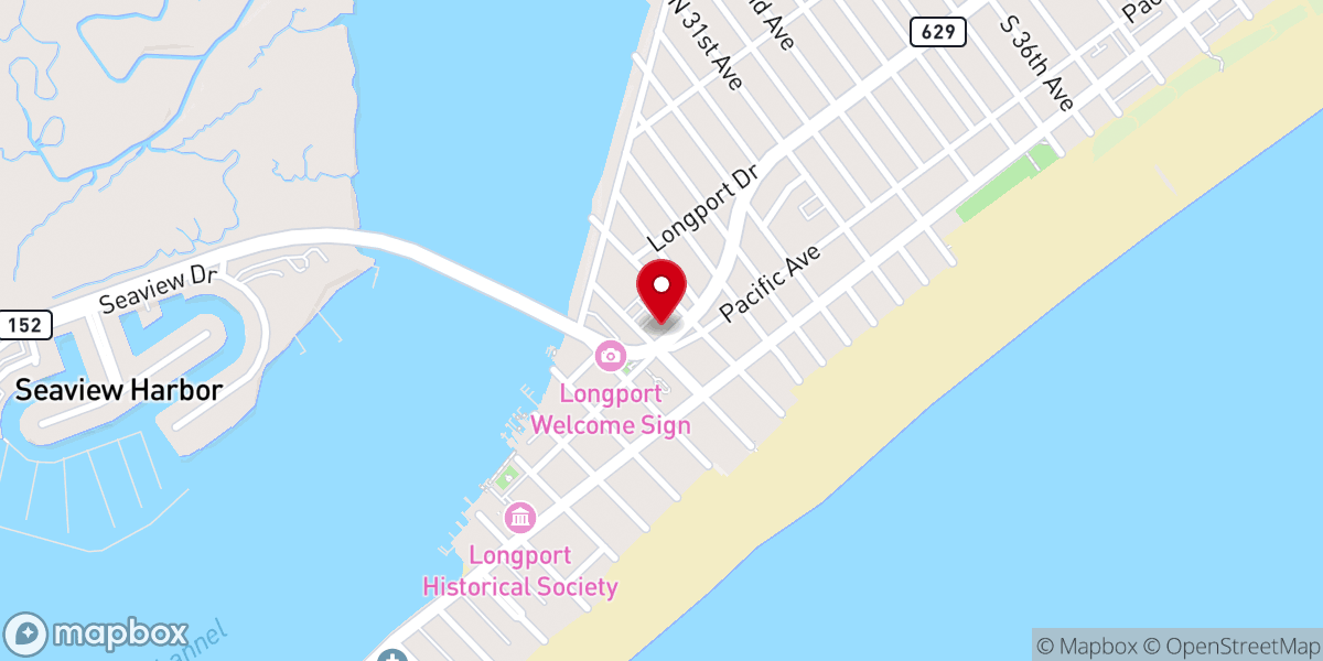 Map showing location of Epiphany Church