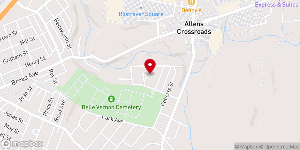 Map showing location of Holy Resurrection Orthodox Church