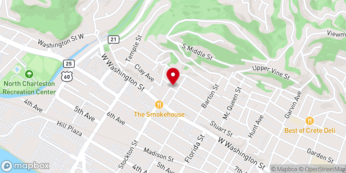 Map showing location of Shepherd United Methodist Church