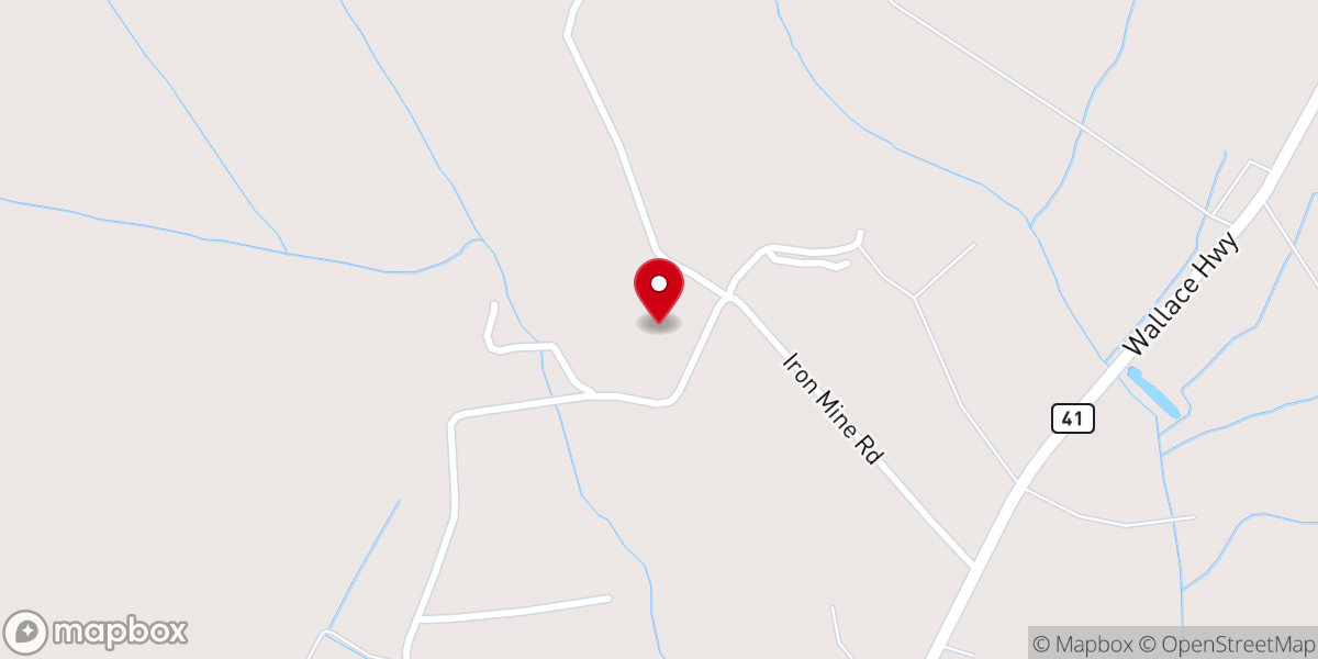 Map showing location of Iglecia Pentecostes Monte De Los Olivos