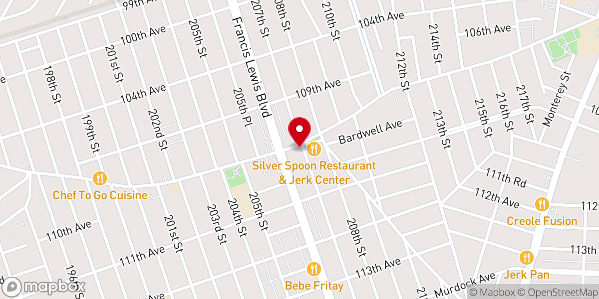 Map showing location of Harvest Army God's Revival Center