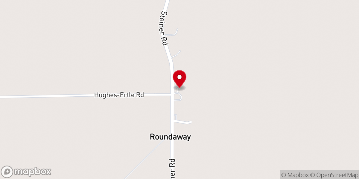 Map showing location of Roundaway Baptist Church