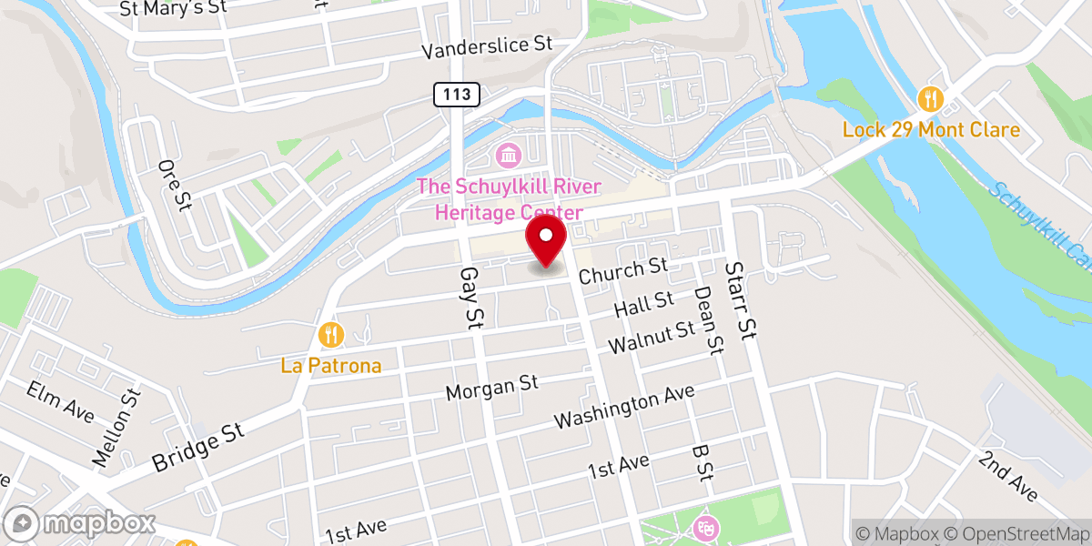 Map showing location of Sanctuary Esthetics