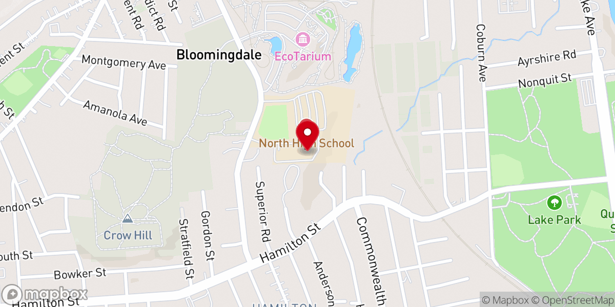 Map showing location of Vox Church - Worcester
