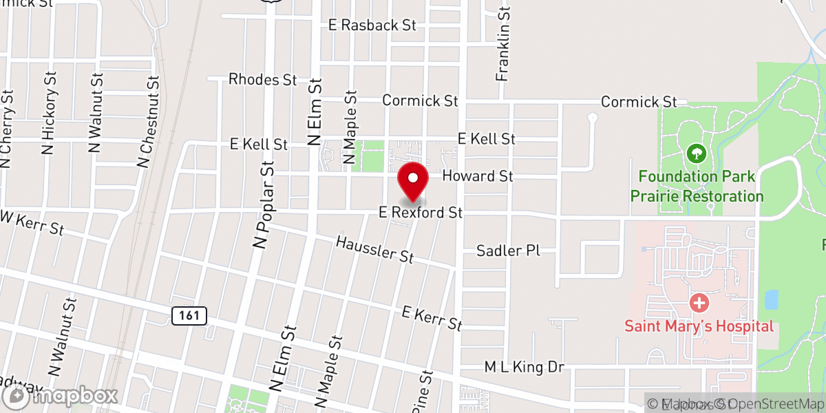 Map showing location of New Covenant Ministries
