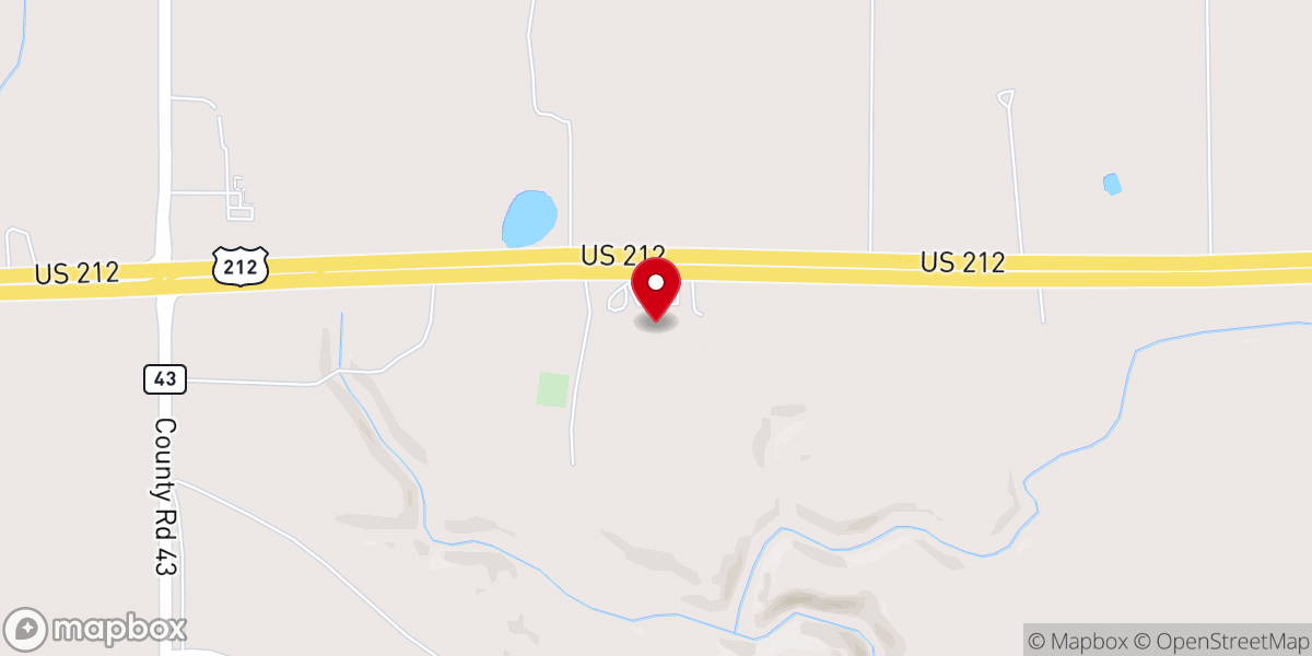 Map showing location of The Outpost 212