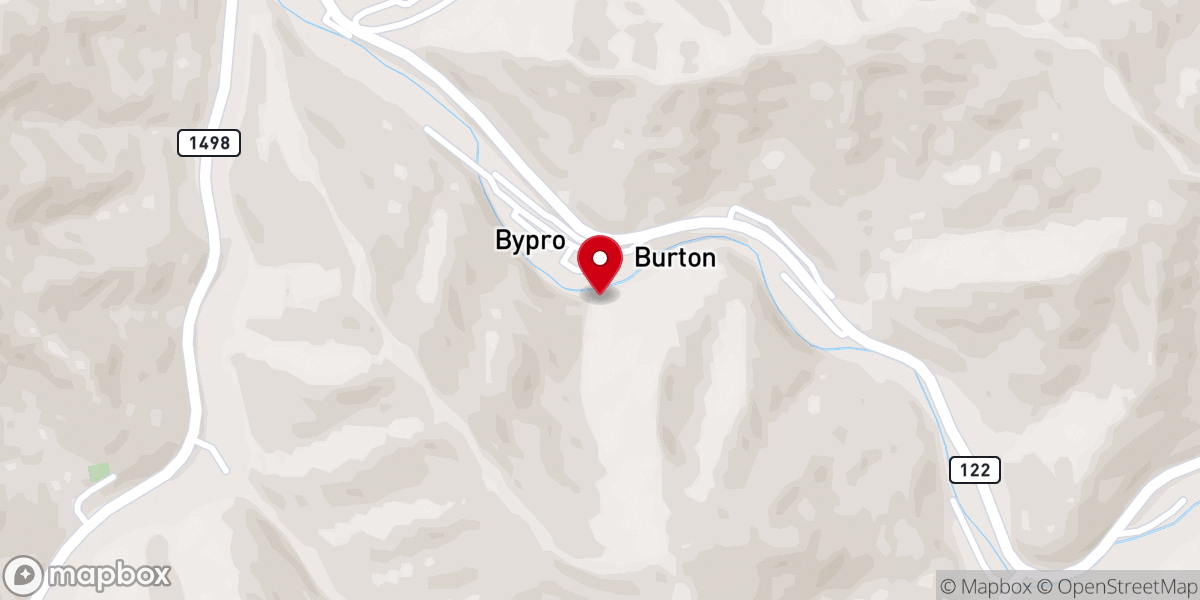 Map showing location of Bypro