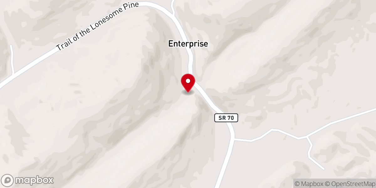 Map showing location of Bandys Chapel