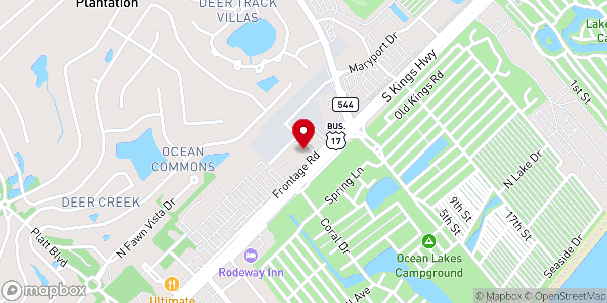 Map showing location of New Covenant Church