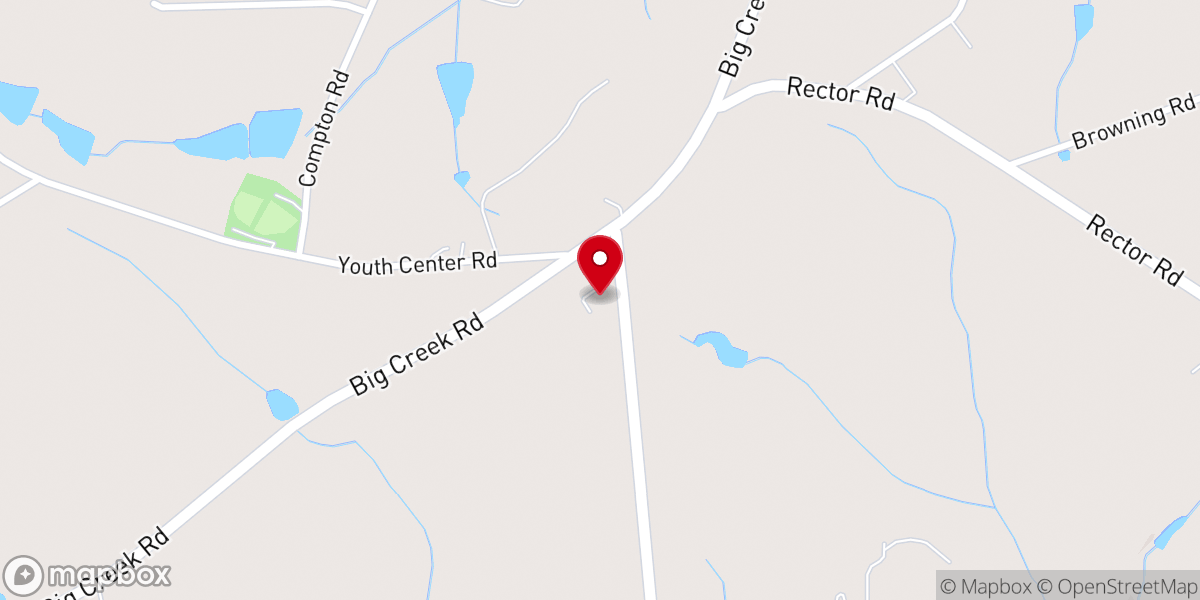 Map showing location of Open Door Community Church