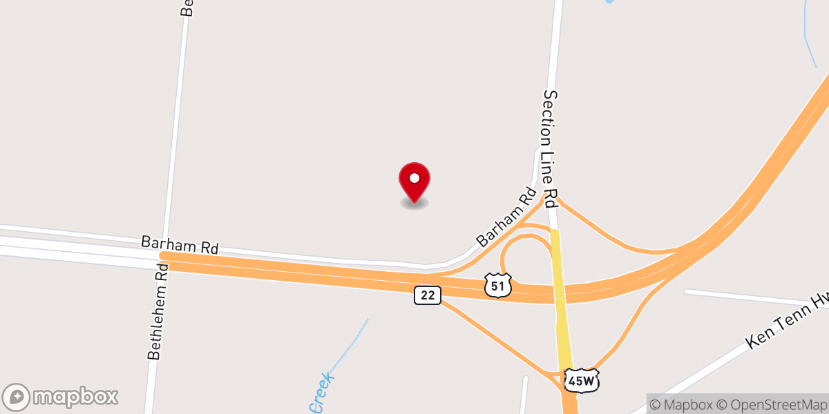 Map showing location of Crosswind Church
