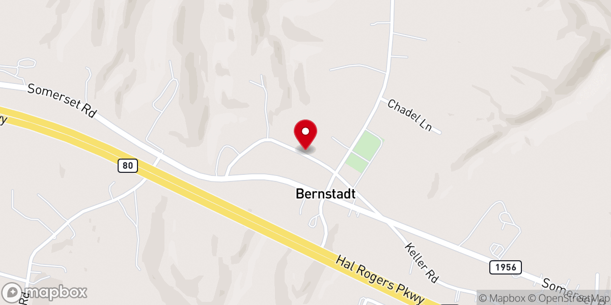 Map showing location of Swiss Colony Church