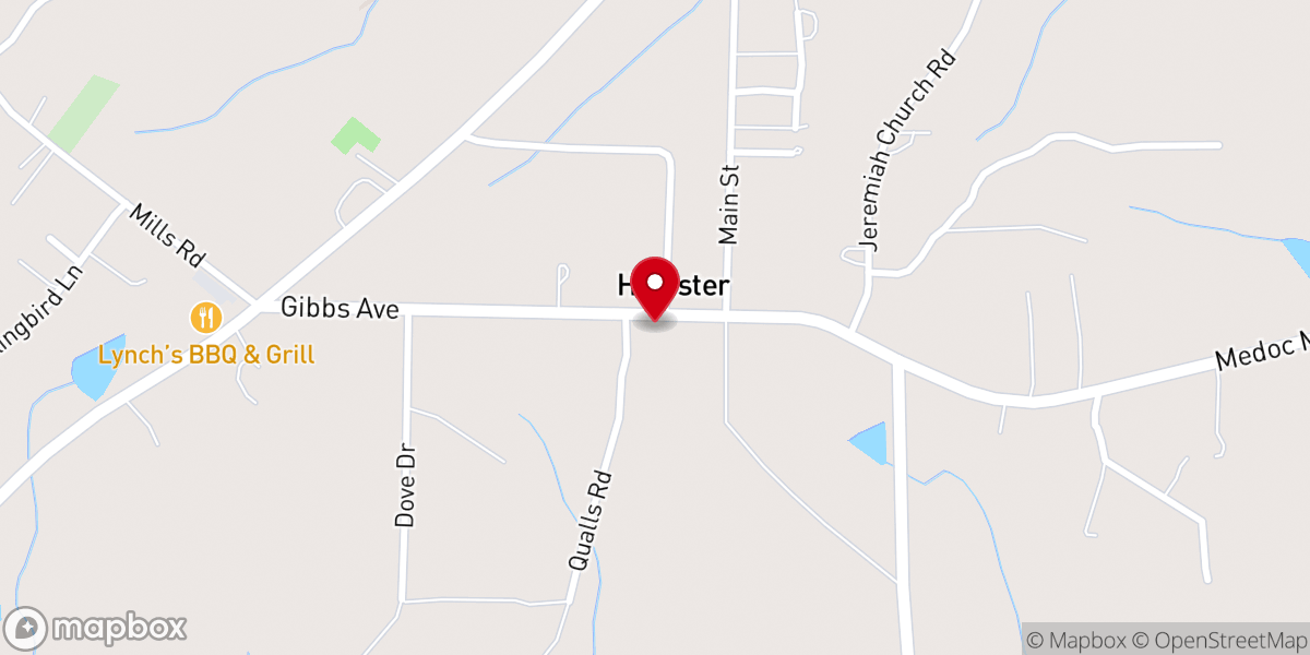 Map showing location of Family Harvest Center