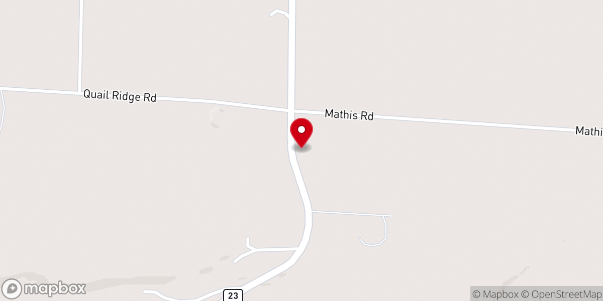 Map showing location of Faith Missionary Baptist Church