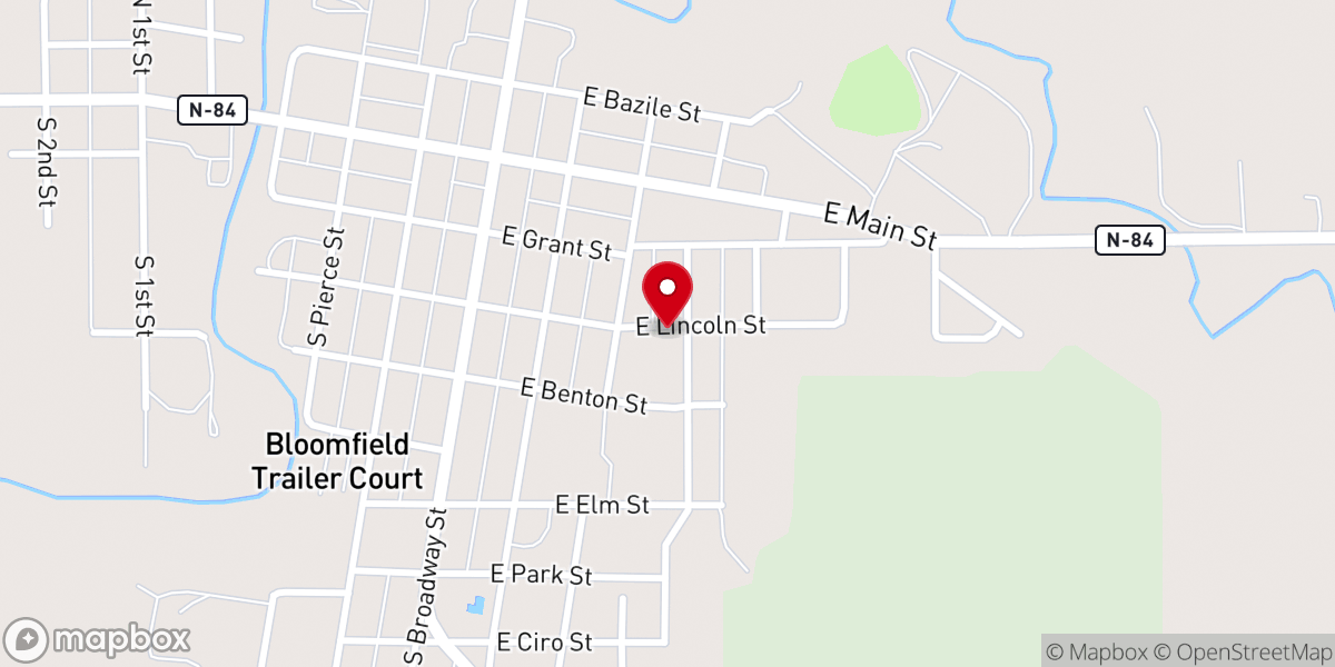 Map showing location of Saint Andrews Catholic Church