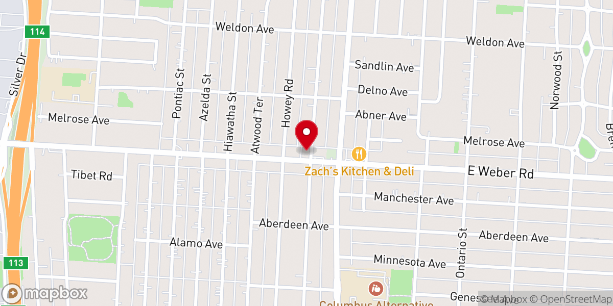 Map showing location of By the Way of the Cross Inc