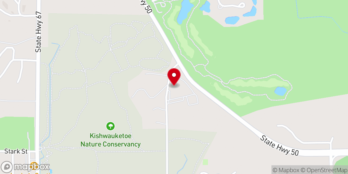 Map showing location of Calvary Community Church