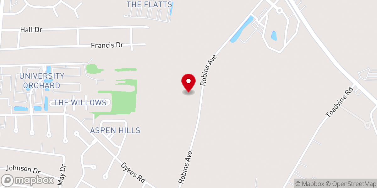 Map showing location of Nu-Lyfe Church