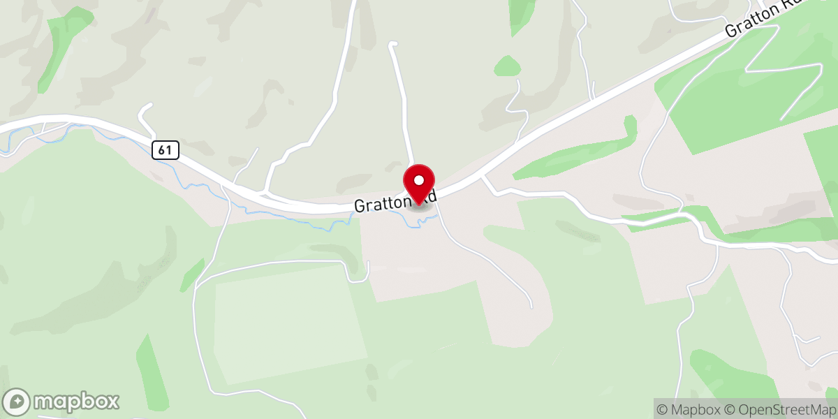 Map showing location of Marys Presbyterian Church